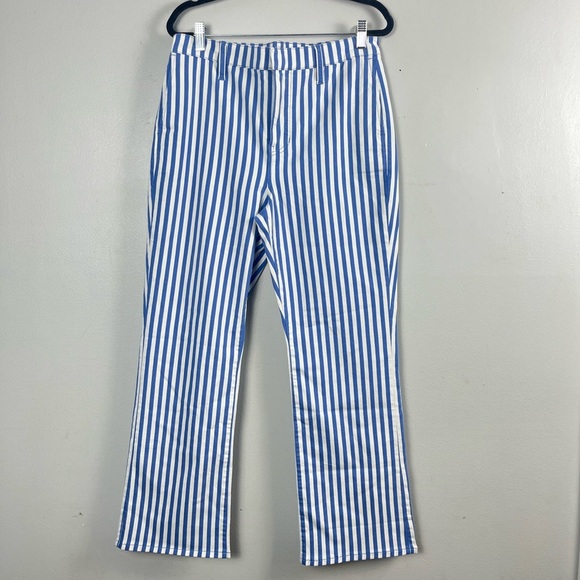 J Crew Slim demi-boot chino pant in stripe BR186 Size 29 - Picture 3 of 8